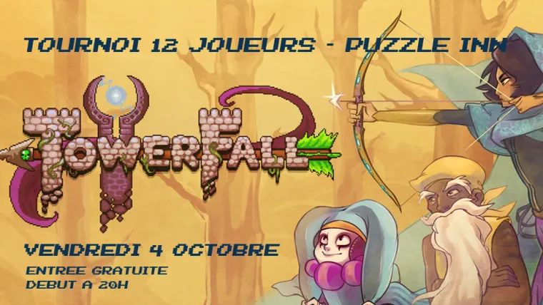 TOURNOI TOWERFALL A LYON - VENDREDI 04 OCTOBRE 2024, Lyon, Puzzle Inn